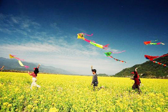 开春放风筝 沈阳休闲好地方