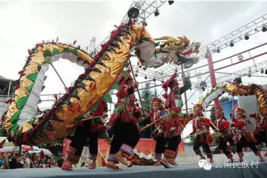 云南民族村有一种狂欢叫做火把节 8月1日嗨