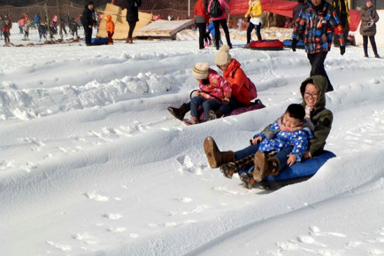 约上小伙伴 一起到蓝田滑雪去