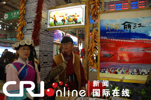 丽江展台(图片来源:国际在线)