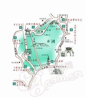 西湖最酒店榜单地图(图)