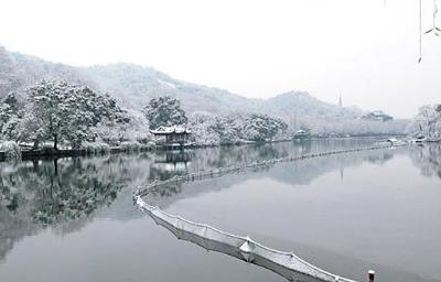 杭州西湖断桥残雪