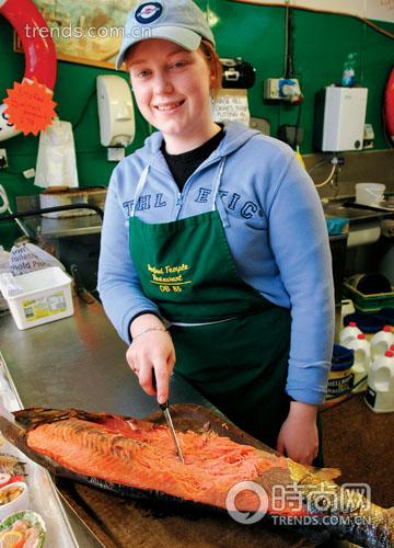 鲑鱼三明治是苏格兰的传统美食。