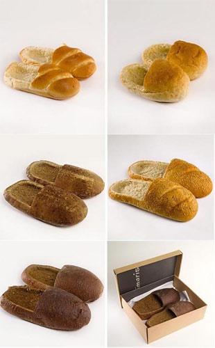 其实只是把拖鞋外观设计成了面包的形状,非常可爱吧.