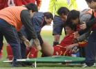 图文-[四国赛]中国女足2-0胜芬兰 李洁被抬上担架