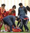 图文-[四国赛]中国女足2-0胜芬兰 玫瑰队长倒下了