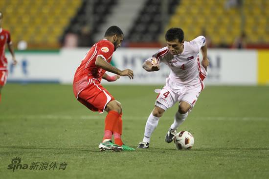 图文-[亚洲杯]朝鲜0-0阿联酋 盘带过人