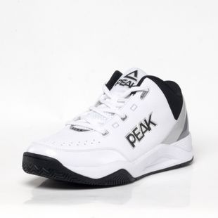 peak匹克 男子 基础篮球鞋 e02201a大白/黑色