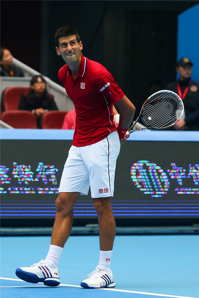 Semifinal of 2014 China Open ATP Singles Novak Djokovic played the