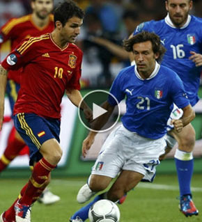 欧洲杯决赛：西班牙4-0意大利