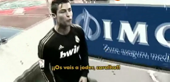 C罗不进球还被骂了90分钟 忍无可忍跟球迷对