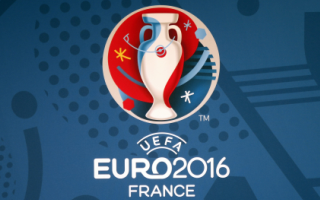 2016法国欧洲杯赛事标识发布 主色调为红白蓝