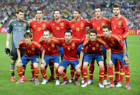 图文-[欧洲杯]西班牙VS法国西班牙队首发阵容