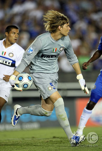 图文-[季前赛]切尔西VS国际米兰 国米90后门将