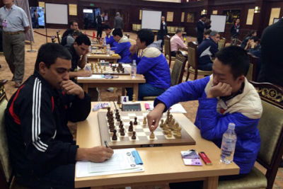 国象男团赛中国逆转古巴 最后一轮平即可夺冠