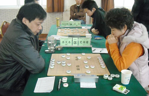 图文西部象棋精英赛第5轮现场李艾东大战党国蕾