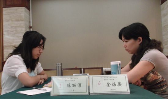 图文智英会象棋女子选拔赛第3日陈丽淳遇金海英