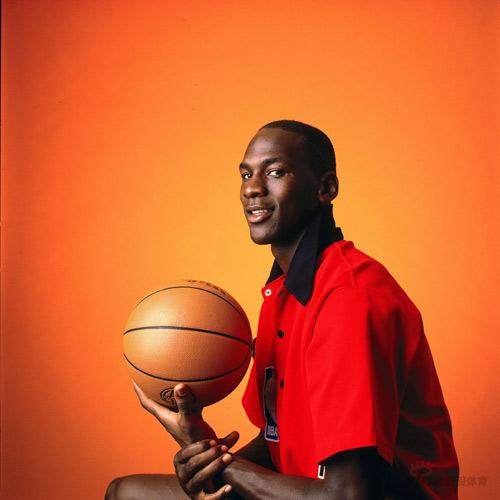 NBA老照片-芝加哥的篮球骄子 飞人陛下年轻的