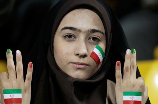 图文-[亚洲杯]阿联酋VS伊朗 伊朗球迷预测最终
