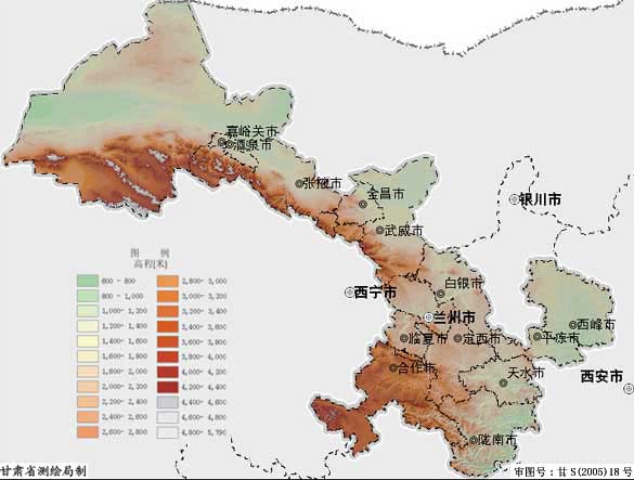 甘肃地貌复杂地形狭长 气候干燥光能风力资源