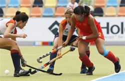 2008女曲冠军杯谢幕战中国0比3惨败荷兰名列第四
