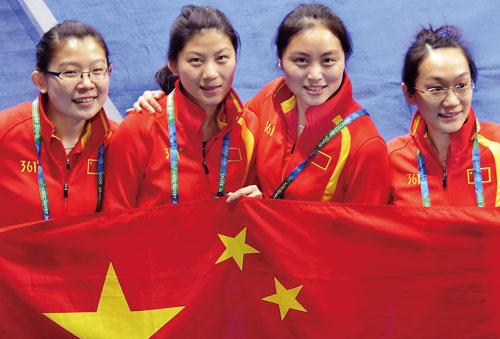 体坛风云人物年度最佳团队奖候选:中国女子冰