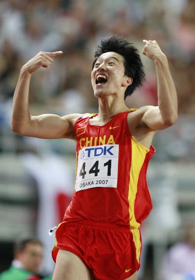 图文-新华社年度国际十佳运动员110米栏飞人刘翔
