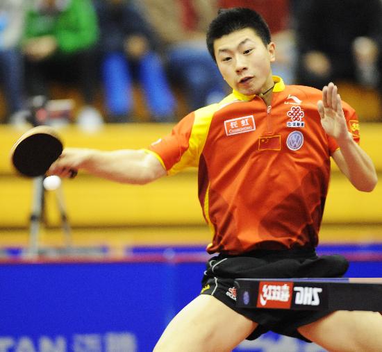 图文-乒乓球中国公开赛男单战况 马龙横扫韩国