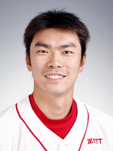 图文-北京奥运会中国代表团成立 棒球队队员李韦良