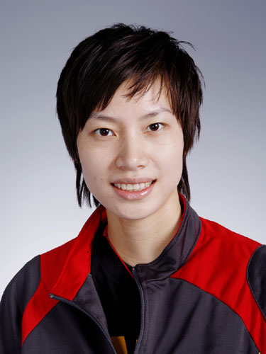 图文-北京奥运会中国代表团成立 羽毛球队员谢杏芳