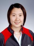 图文-北京奥运会中国代表团成立 羽毛球队队员卢兰