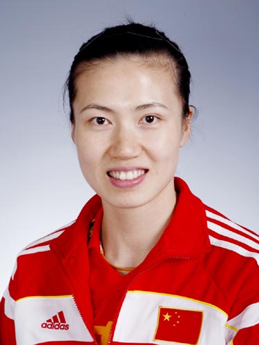 图文-北京奥运会中国代表团成立 排球队队员周苏红
