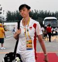 图文-中国女排队员入住奥运村 高妹薛明抵达奥运村