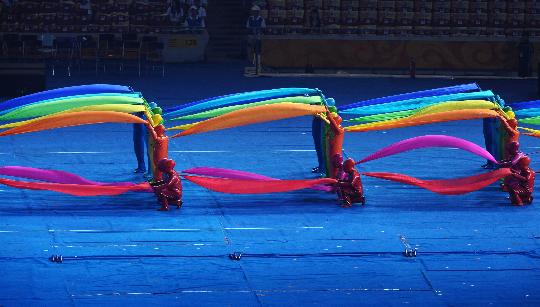 图文-北京残奥会隆重开幕《我的跑道》成为亮点