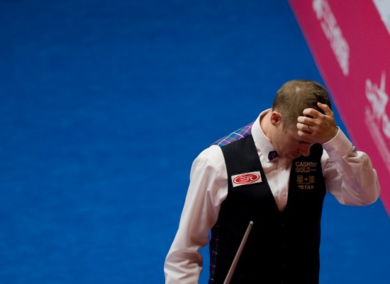 文-斯诺克中国赛亨德利无缘半决赛 估计够呛了