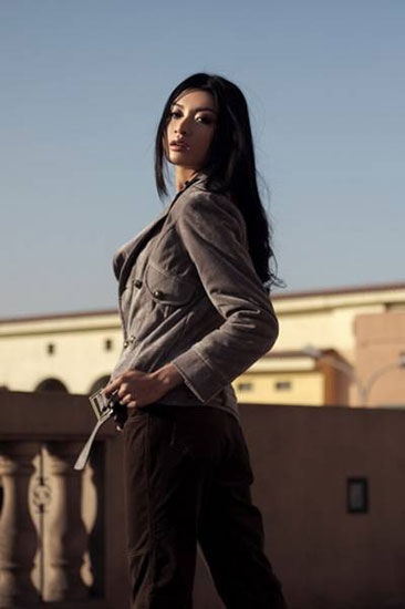 图文-中国武术散打超级联赛绝代佳人评选 姚岚