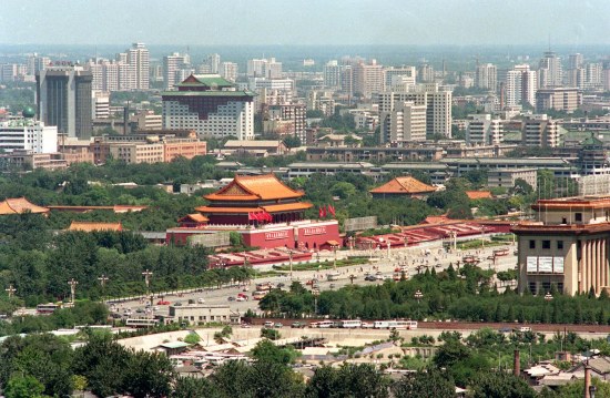 北京天安门全景照