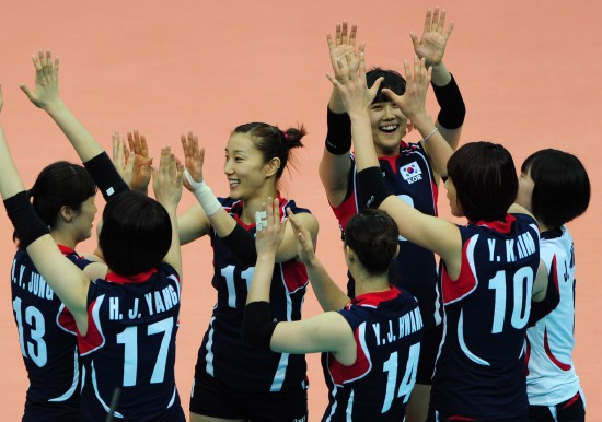 图文-[女排世锦赛]韩国3-0多米尼加胜利来之不易