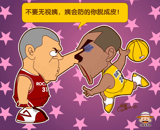 NBA心理-NBA2010火箭休斯敦赛季众生相5_其走暴漫画漫画图片
