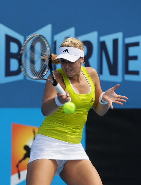 图文-[澳网]女单4日精彩图片 利斯基正手不在状态