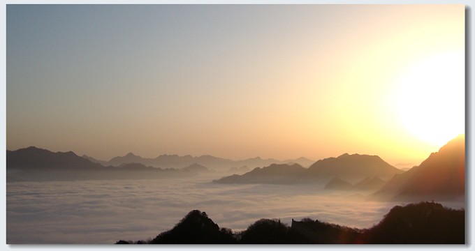 随长城一起云中漫步——北京结慕田峪长城穿越