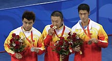 国乒北京奥运创完美纪录