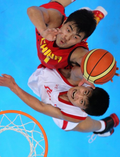 亚运男篮中国98-62朝鲜