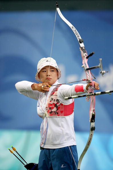 射箭韩国女运动员图片