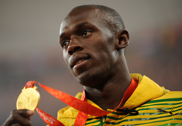 百米飞人大战博尔特夺金_幻灯图集_2008奥运会_新浪网