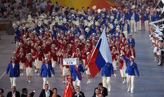 俄罗斯代表团衣服图片