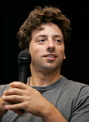 图为谷歌联合创始人谢尔盖·布林(sergey brin)