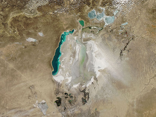 3月精彩地球卫星照片:沙尘暴肆虐中国(组图)(5)