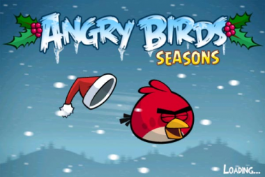愤怒的小鸟圣诞快乐图片