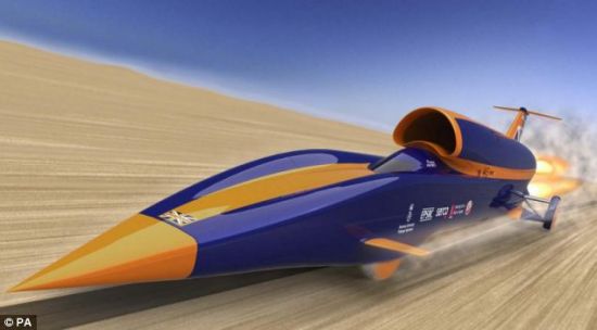 一支英国团队正在研制bloodhoundssc,希望能够打破thrustssc保持了14